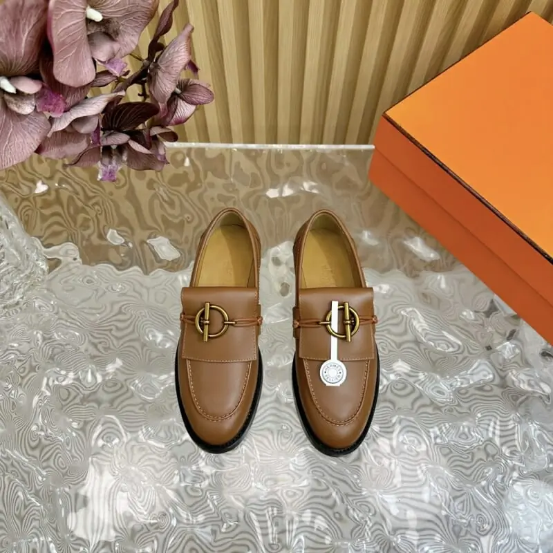 hermes cuir chaussures pour femme s_125b6771